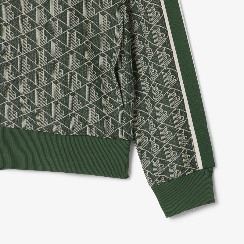 Мужская жаккардовая толстовка Lacoste PARIS с монограммой