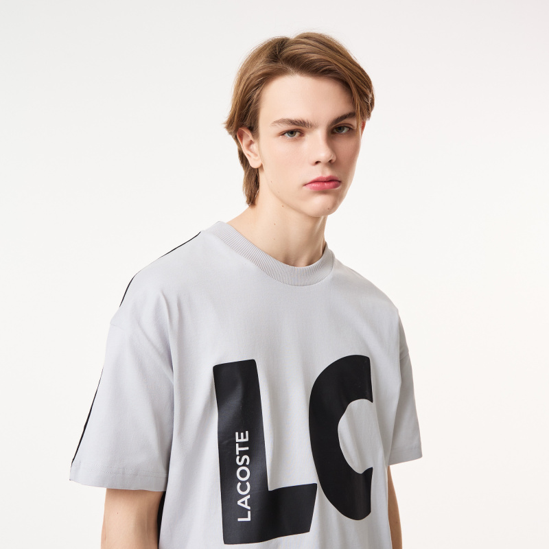 Мужская хлопковая футболка Lacoste