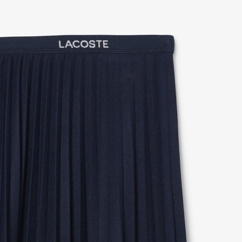 Длинная плиссированная юбка Lacoste с эластичной талией