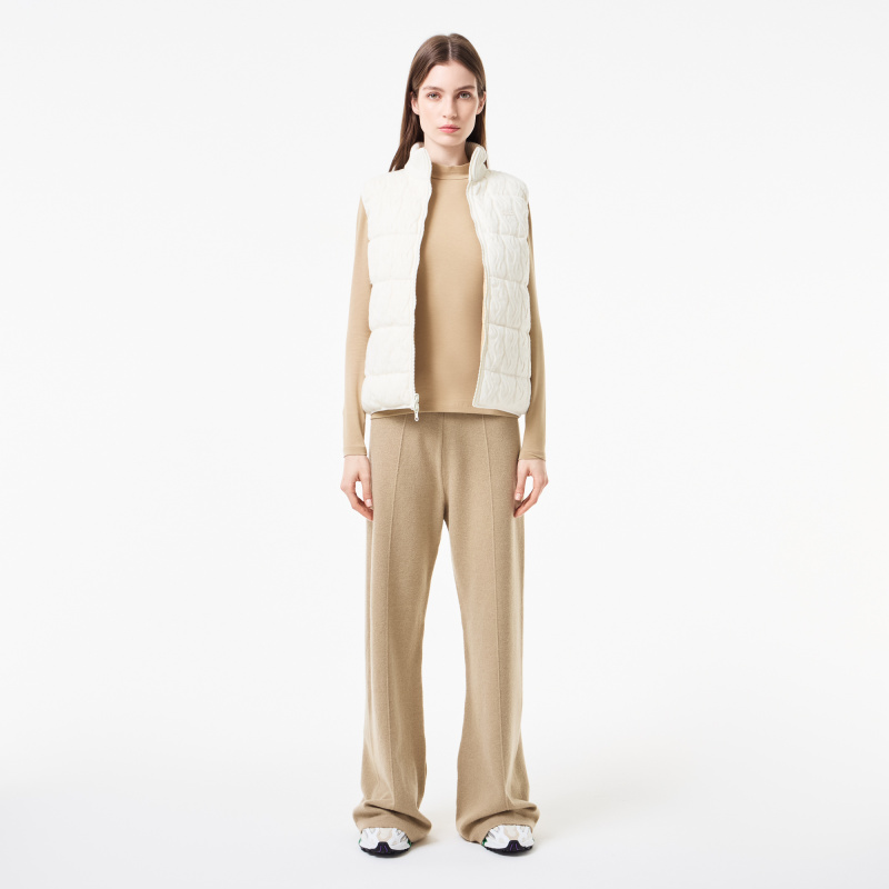 Женский утепленный двусторонний жилет Lacoste