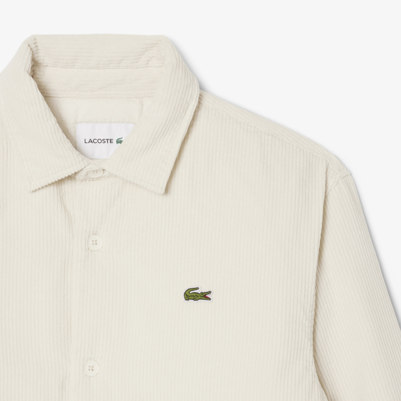 Мужская вельветовая верхняя рубашка Lacoste