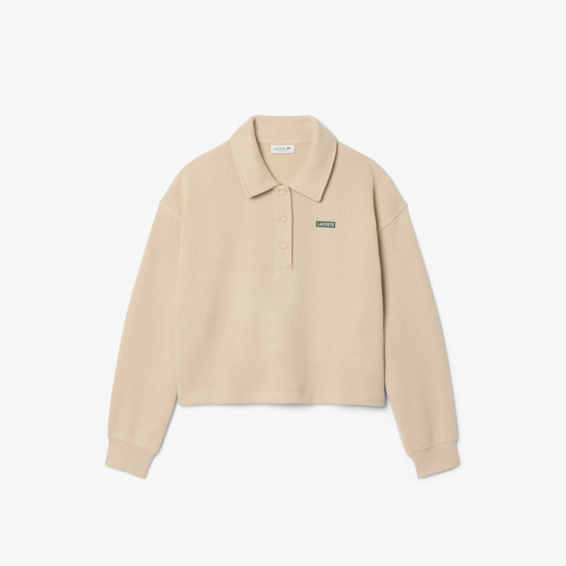 Женская хлопковая толстовка Lacoste