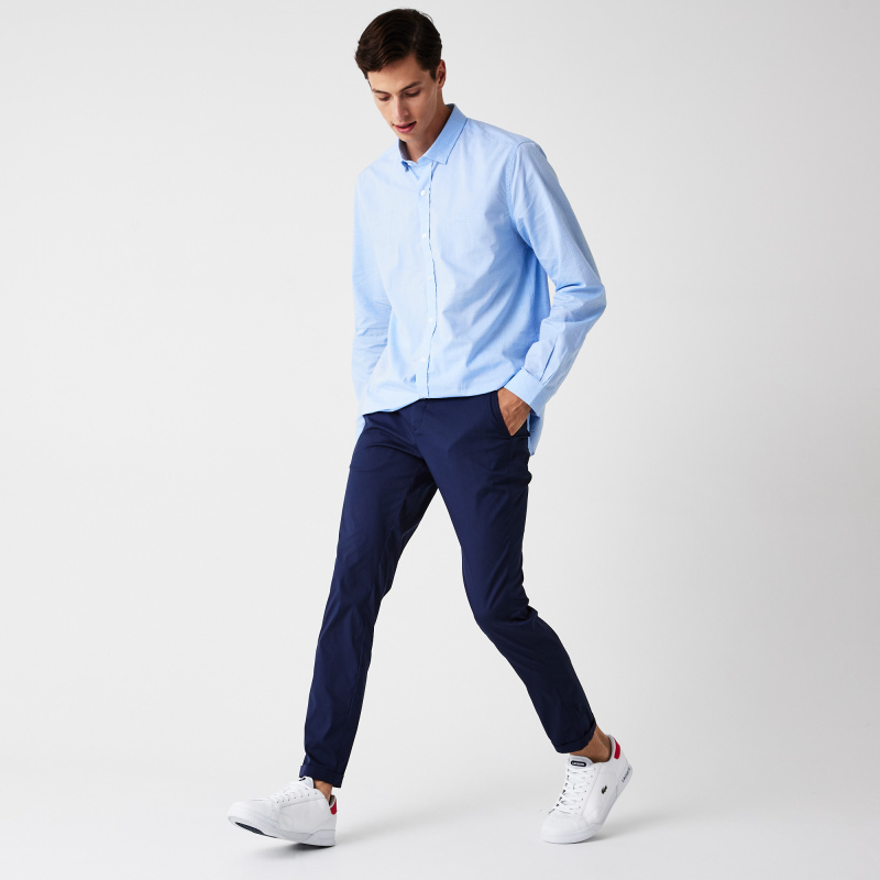 Мужские брюки Lacoste приталенного кроя