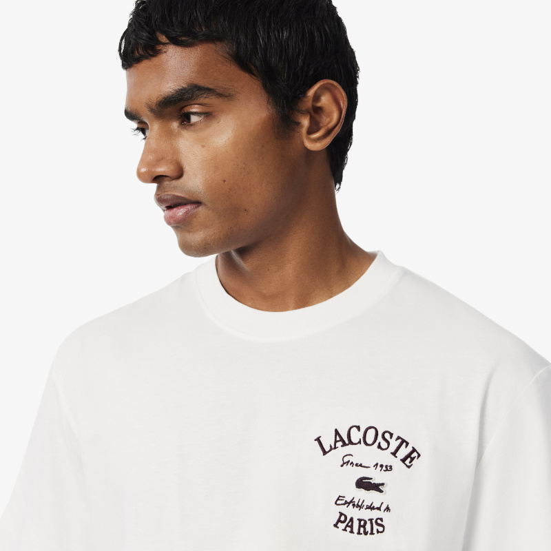 Мужская хлопковая футболка Lacoste