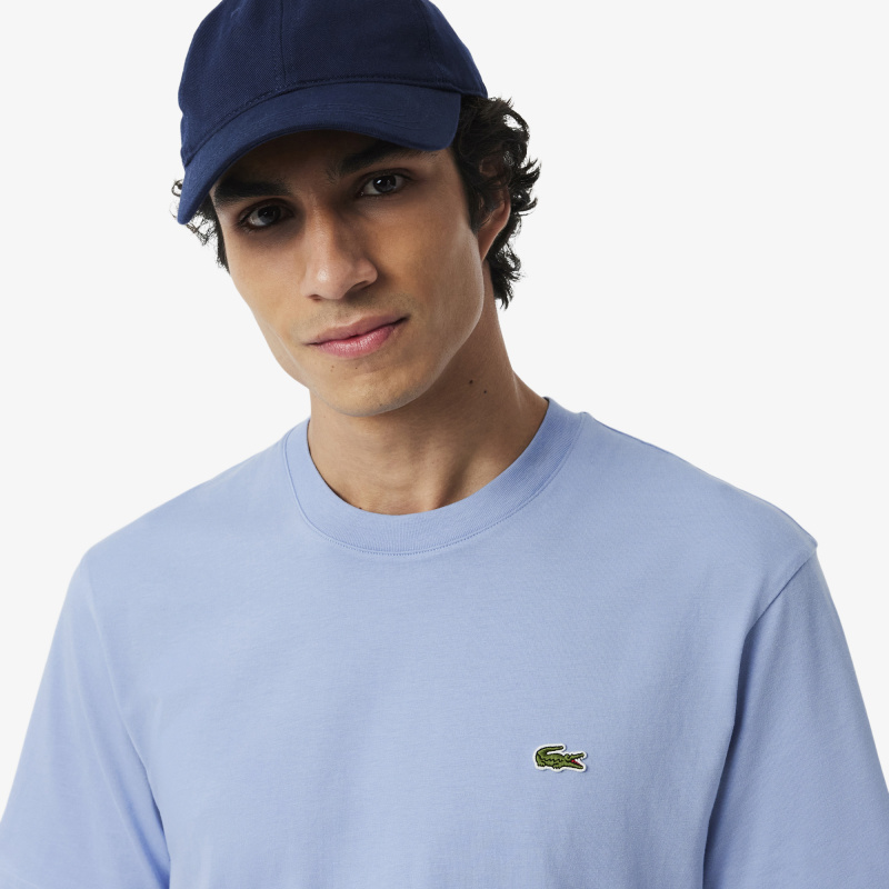 Мужская хлопковая футболка Lacoste с коротким рукавом