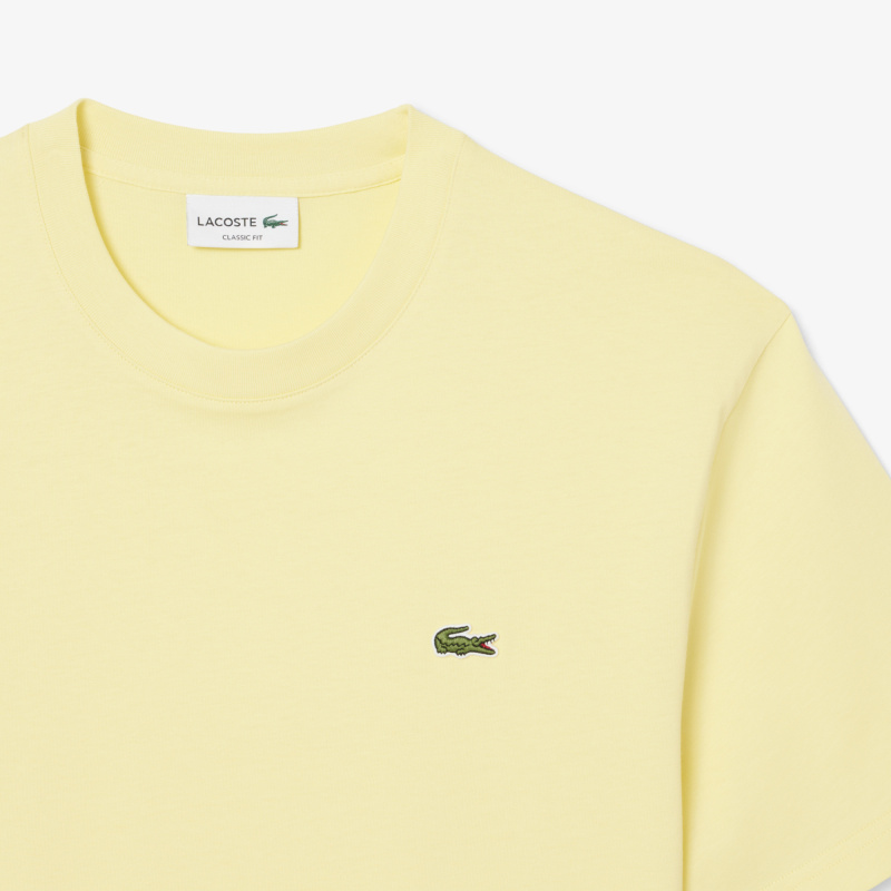 Мужская хлопковая футболка Lacoste с коротким рукавом