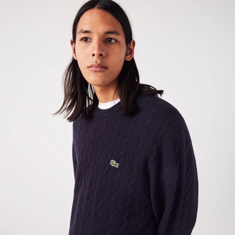 Мужской шерстяной свитер Lacoste