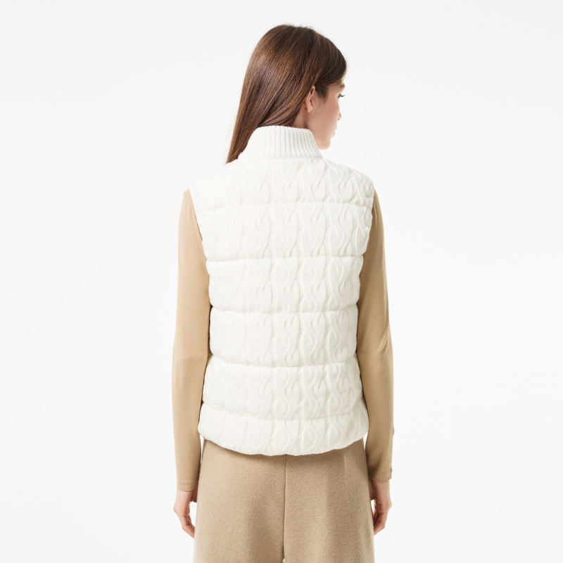 Женский утепленный двусторонний жилет Lacoste