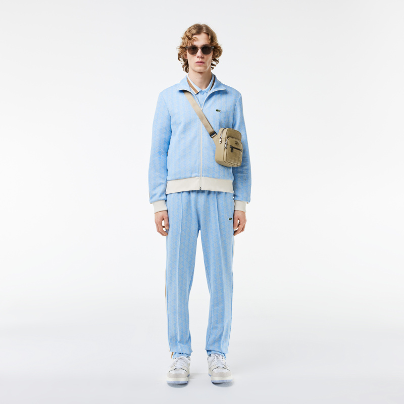 Мужская жаккардовая толстовка Lacoste PARIS с монограммой