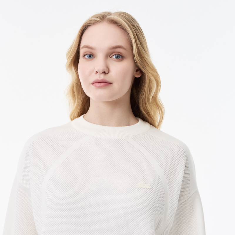 Женский свитер Lacoste из смеси хлопка