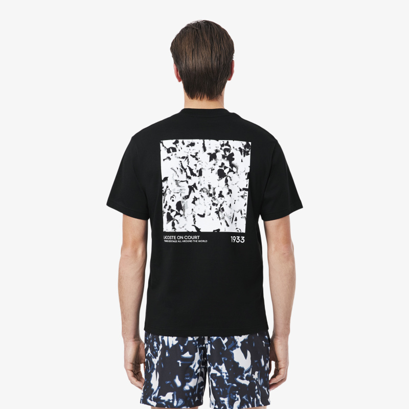 Мужская футболка Lacoste из хлопка