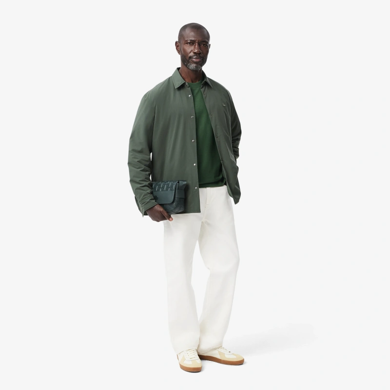 Мужская хлопковая футболка Lacoste с коротким рукавом