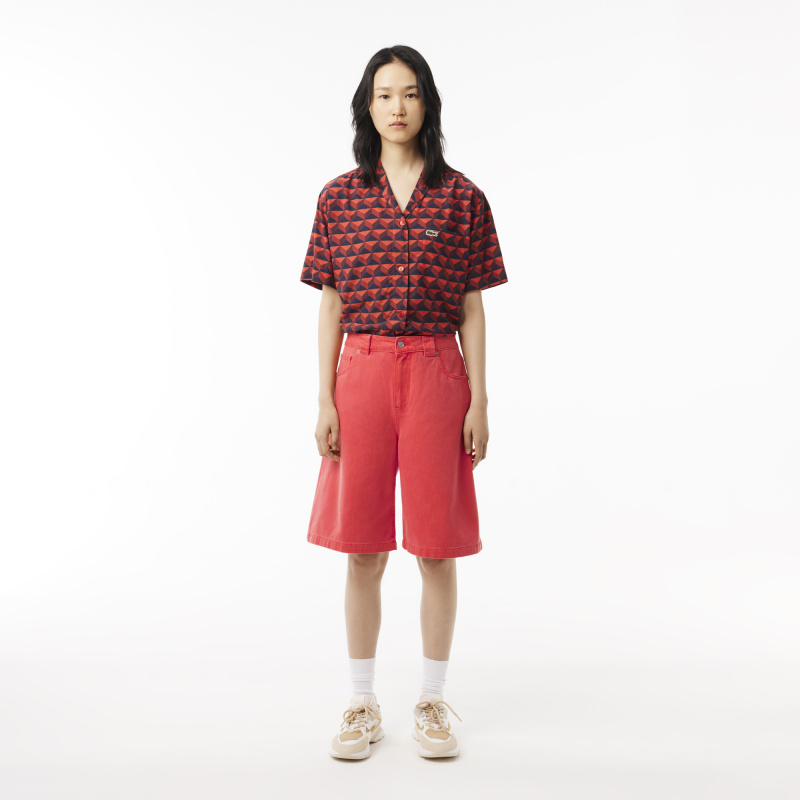 Женские длинные шорты Lacoste
