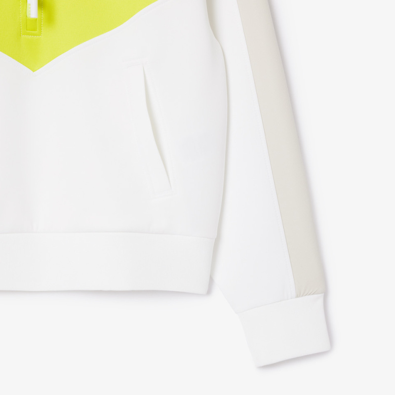 Женский свитшот Lacoste на молнии