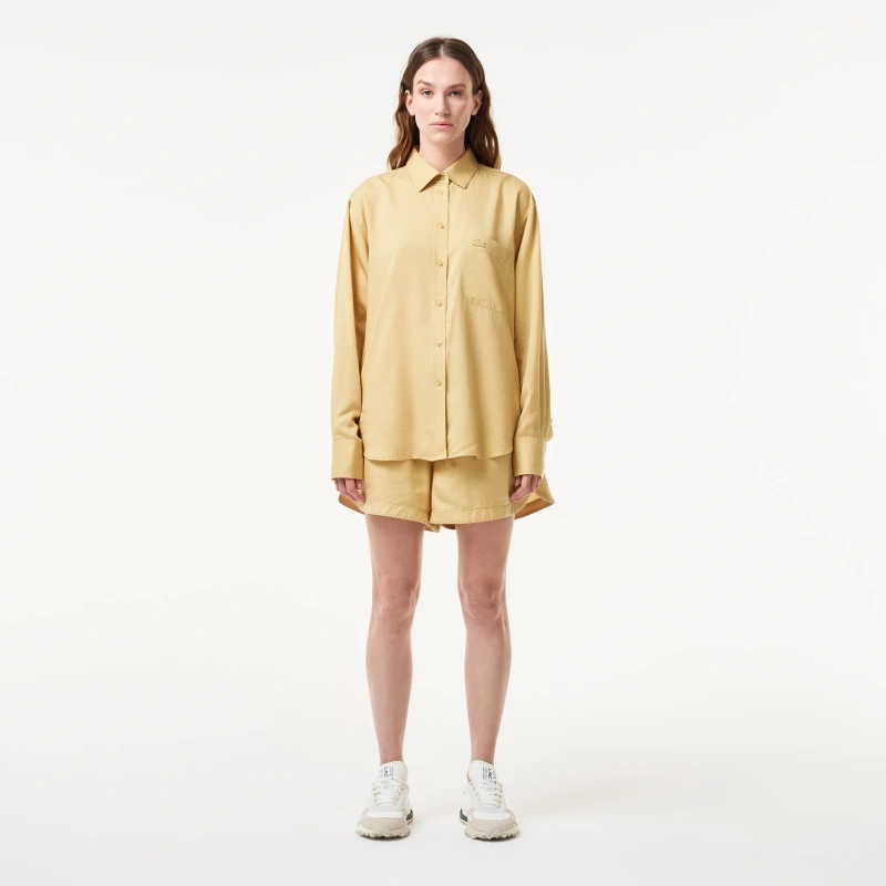 Женская рубашка Lacoste с нагрудным карманом