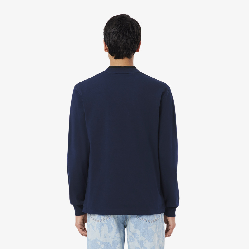Мужской лонгслив Lacoste из хлопка