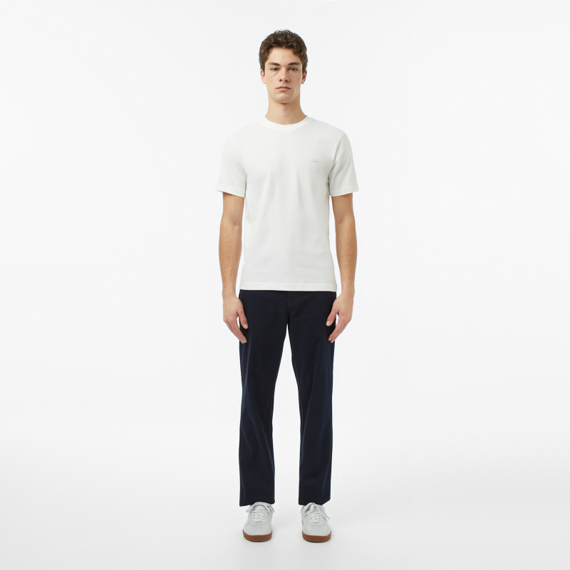 Мужская хлопковая футболка Lacoste стандартного кроя