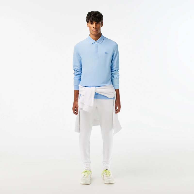 Мужское поло Lacoste с длинными рукавами