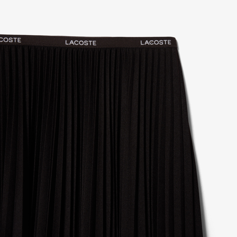 Длинная плиссированная юбка Lacoste с эластичной талией