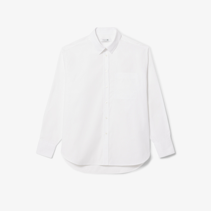 Женская рубашка Lacoste из хлопка