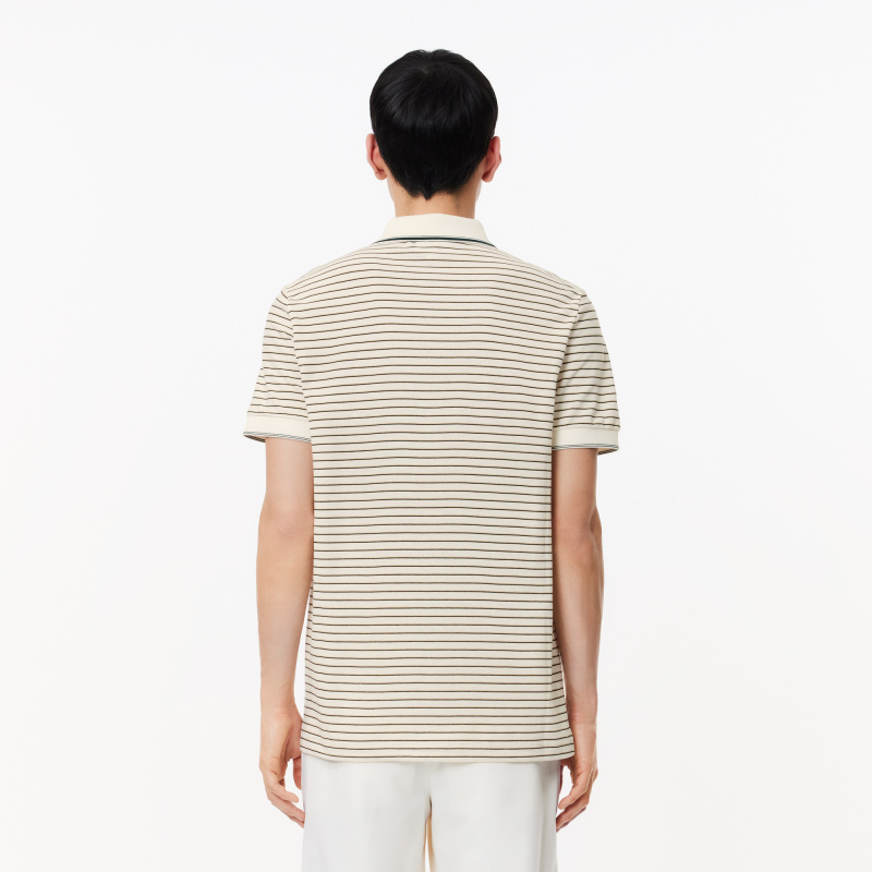 Мужское поло Lacoste в полоску