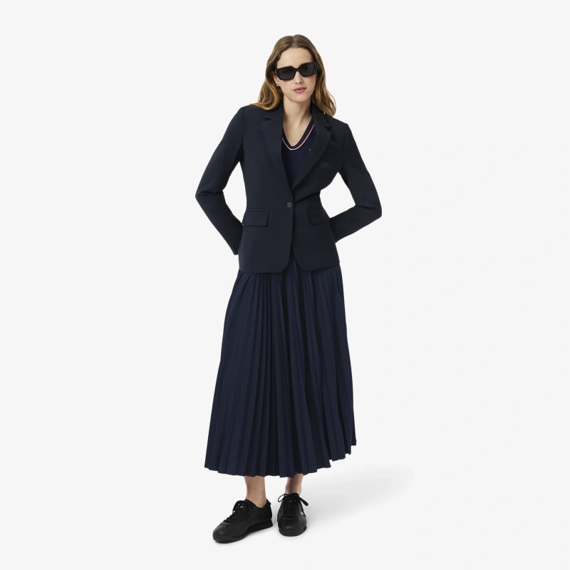 Длинная плиссированная юбка Lacoste с эластичной талией