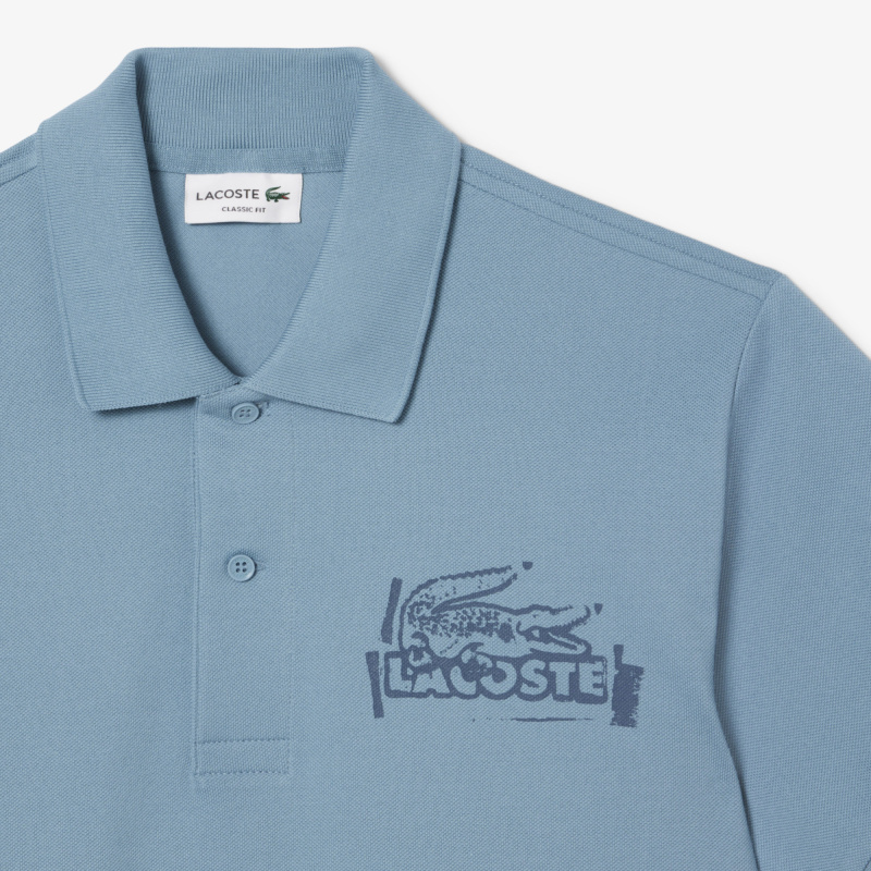 Мужское поло Lacoste из органического хлопка