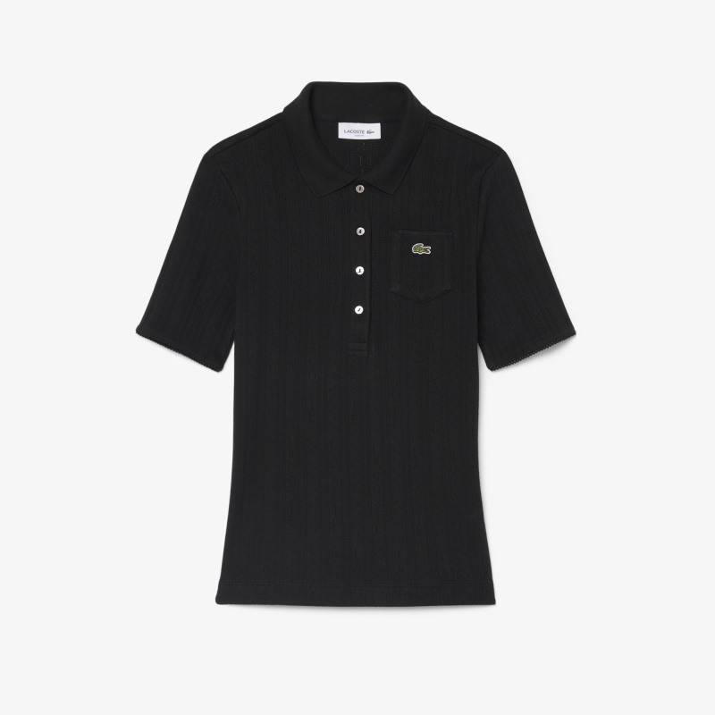 Женское хлопковое поло Lacoste