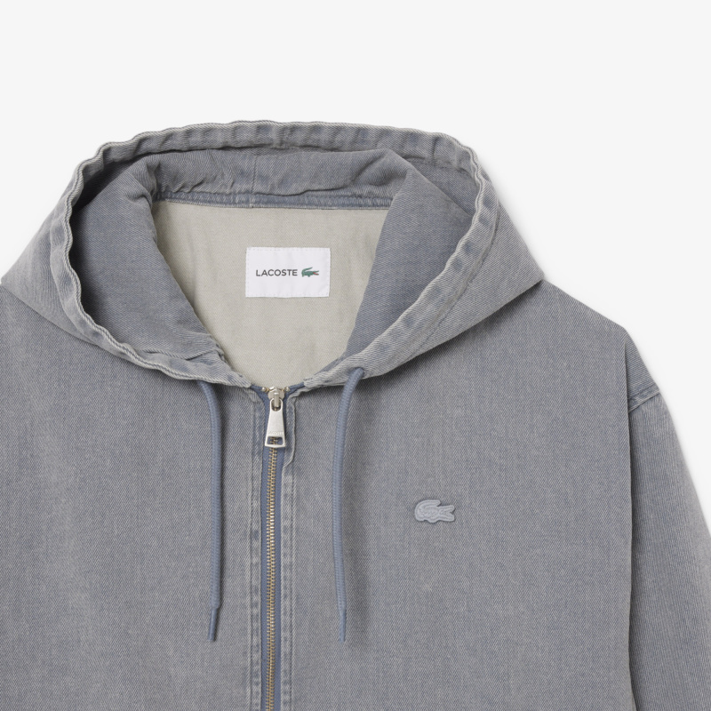 Мужская джинсовая куртка Lacoste из органического хлопка