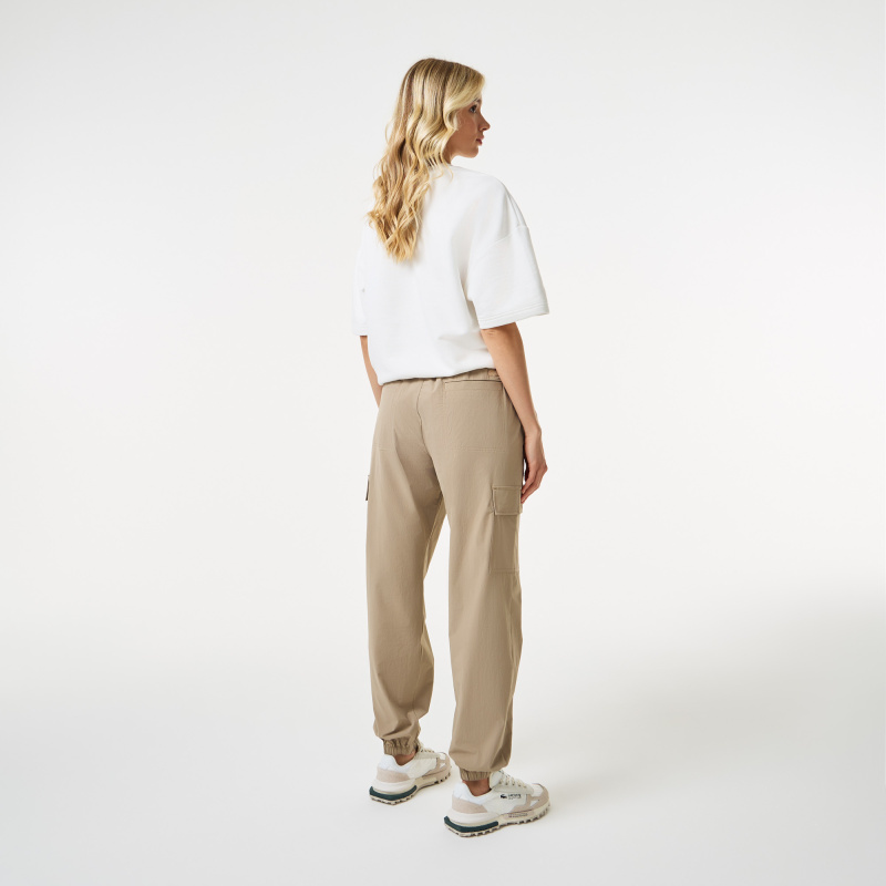 Женские брюки-джоггеры Lacosteс логотипом