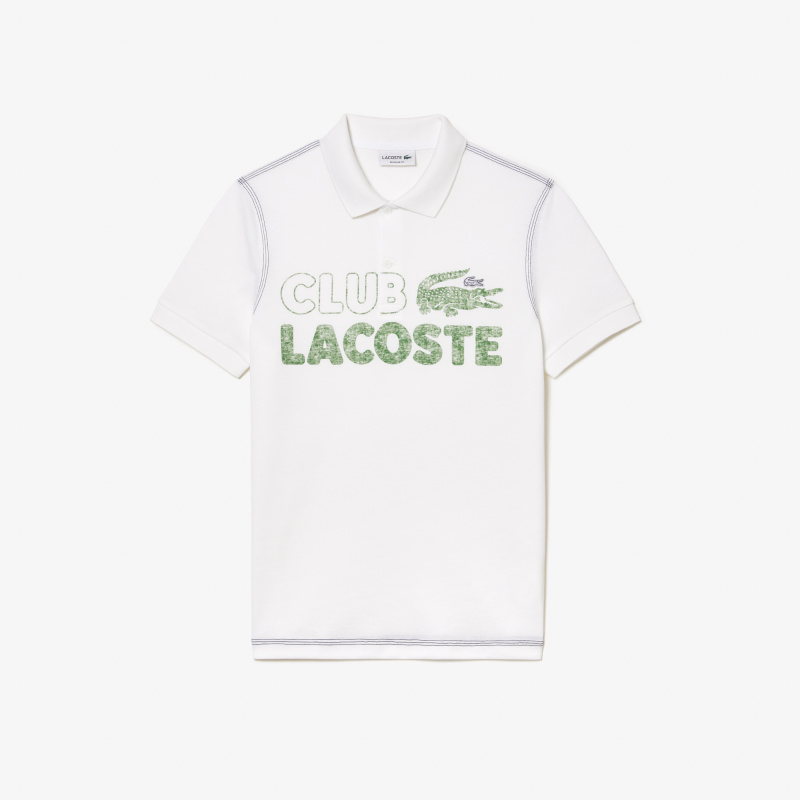 Мужское поло Lacoste из органического хлопка