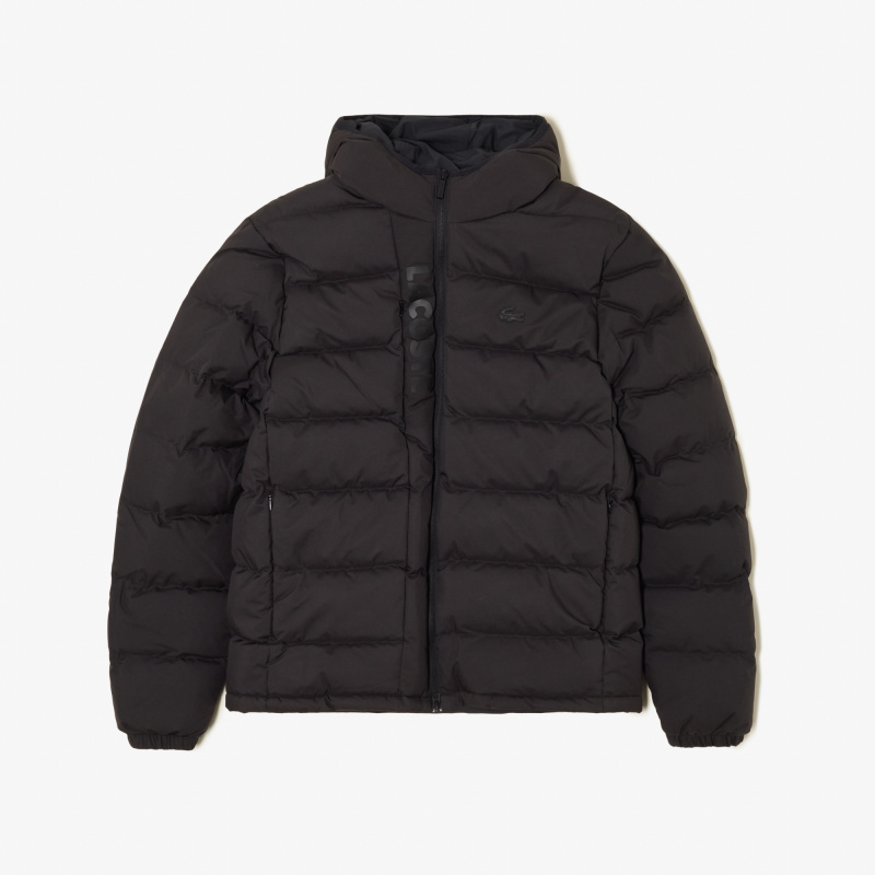 Мужская куртка-бомбер Lacoste на молнии из хлопка