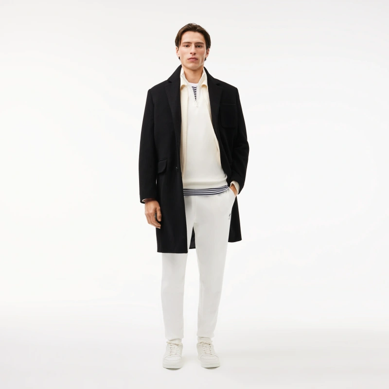 Свитшот Lacoste унисекс с застежкой-молнией с высоким воротом