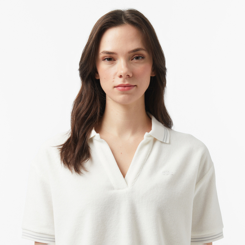 Женское поло Lacoste