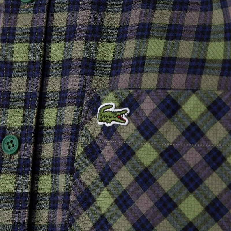 Мужская хлопковая рубашка Lacoste Regular Fit