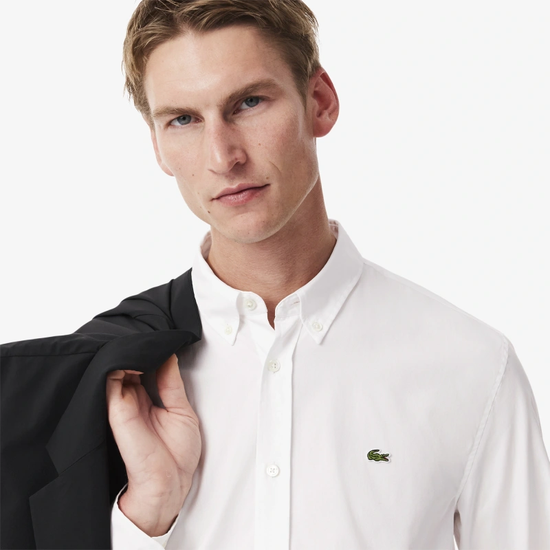Мужская хлопковая рубашка Lacoste