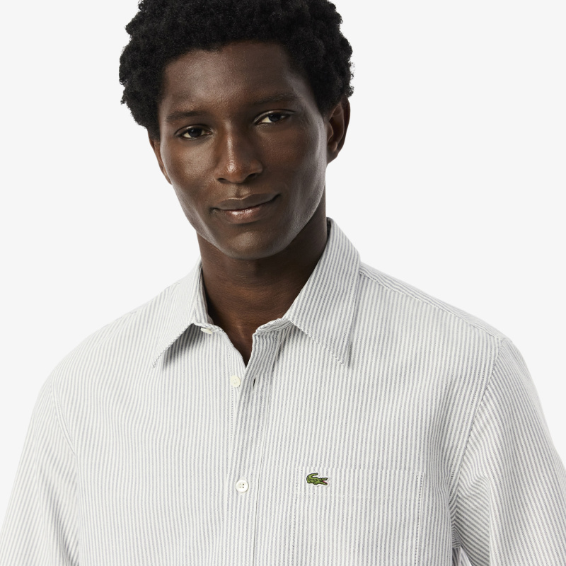 Мужская хлопковая рубашка Lacoste