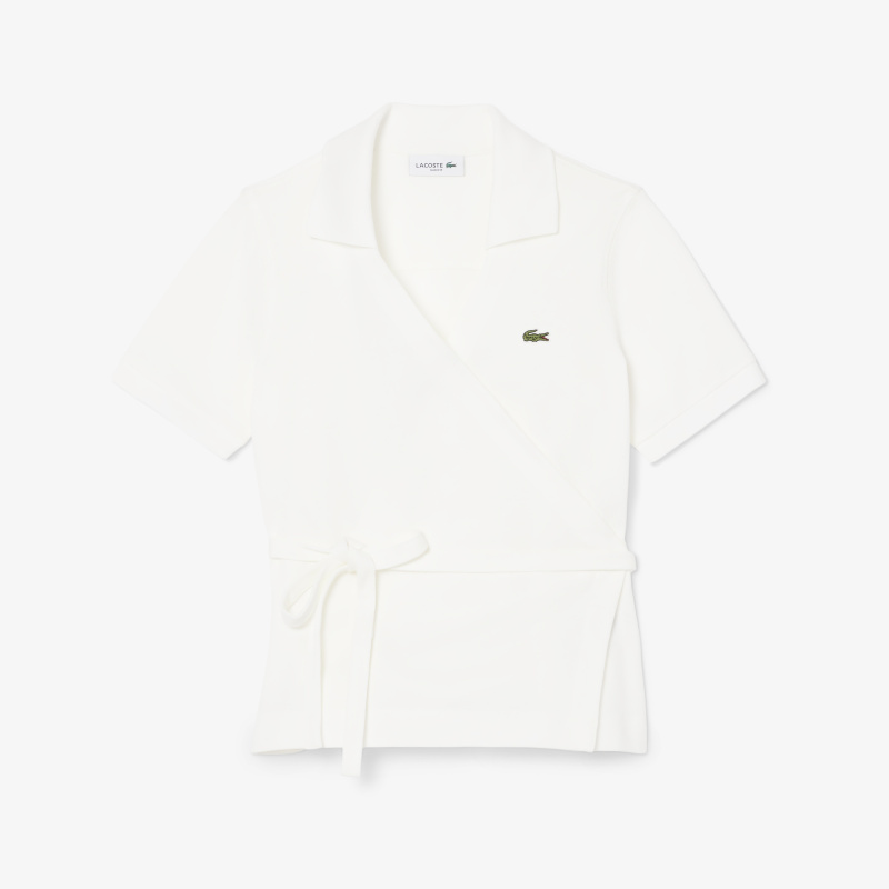 Женское хлопковое поло Lacoste