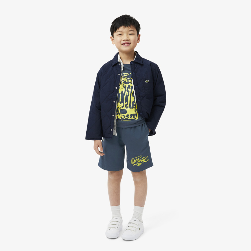 Детские хлопковые шорты Lacoste