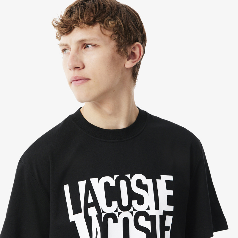 Мужская футболка Lacoste свободного кроя