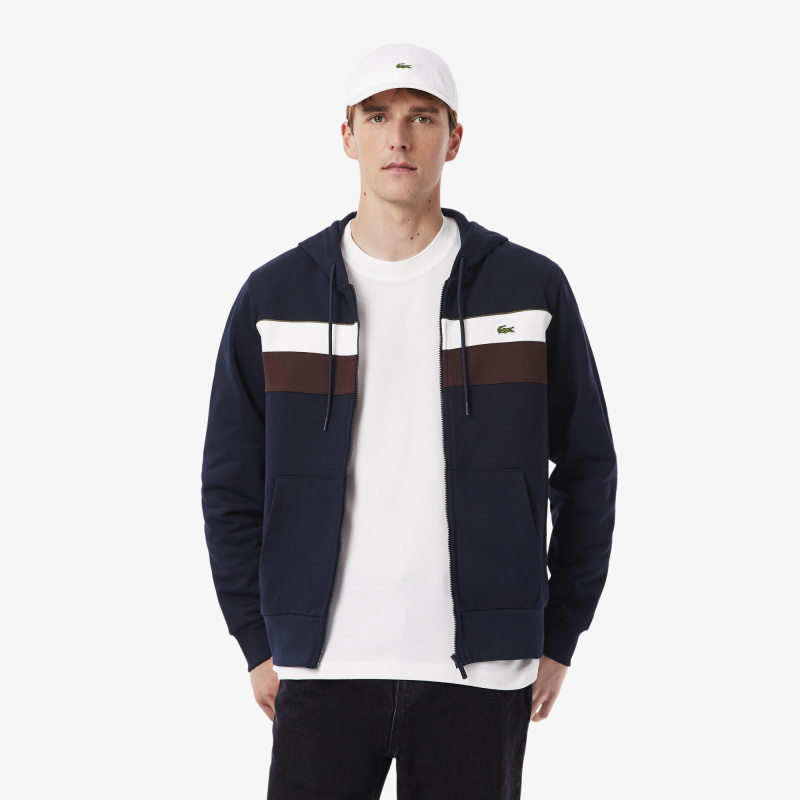 Мужской хлопковый свитшот Lacoste классического кроя