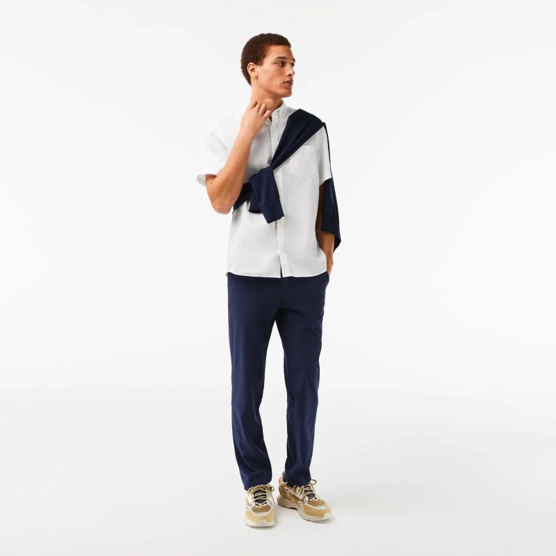 Мужская льняная рубашка Lacoste