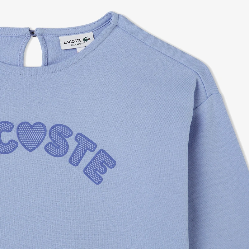 Детская хлопковая футболка Lacoste