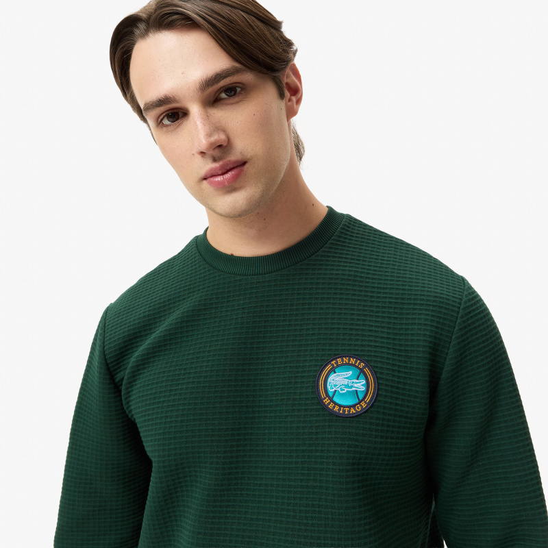 Мужской лонгслив Lacoste Tennis Heritage стандартного кроя