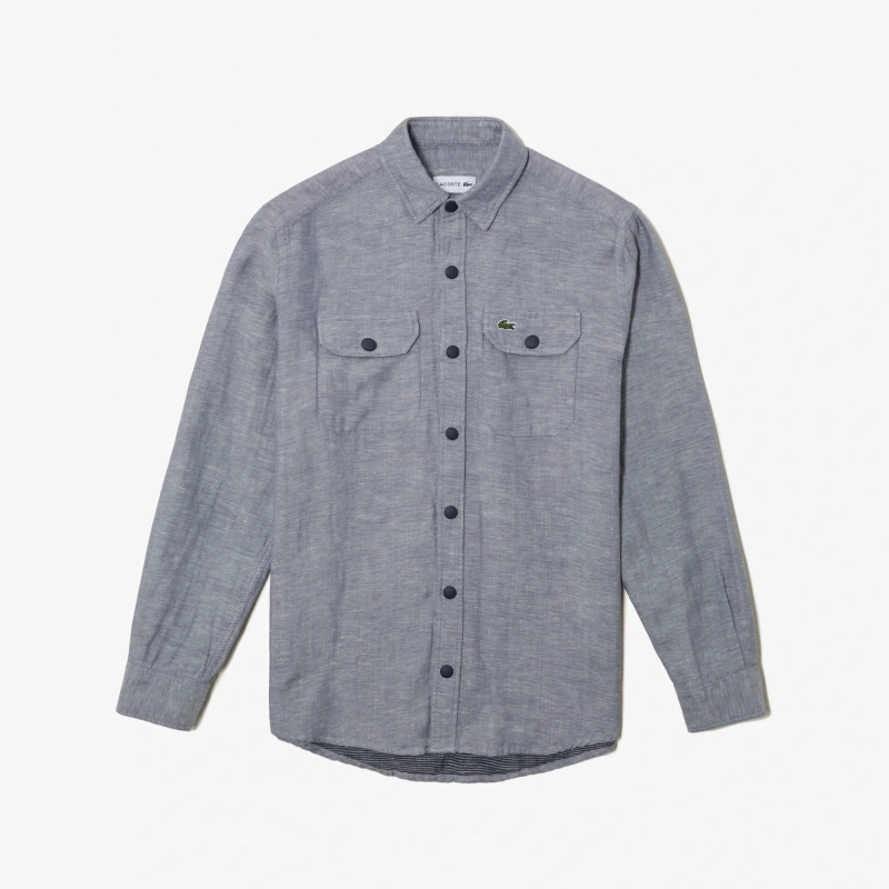 Мужская рубашка Lacoste из хлопка