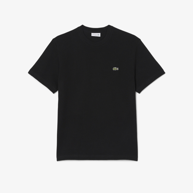 Мужская хлопковая футболка Lacoste из смеси льна