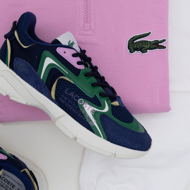 【st】 Женские кроссовки Lacoste L003 NEO 124 1 SFA #747SFA0007 BG3-синий