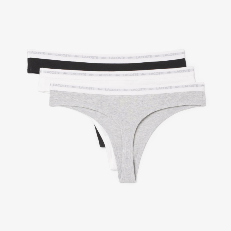 Женские трусы Lacoste из эластичного хлопка (3шт.)