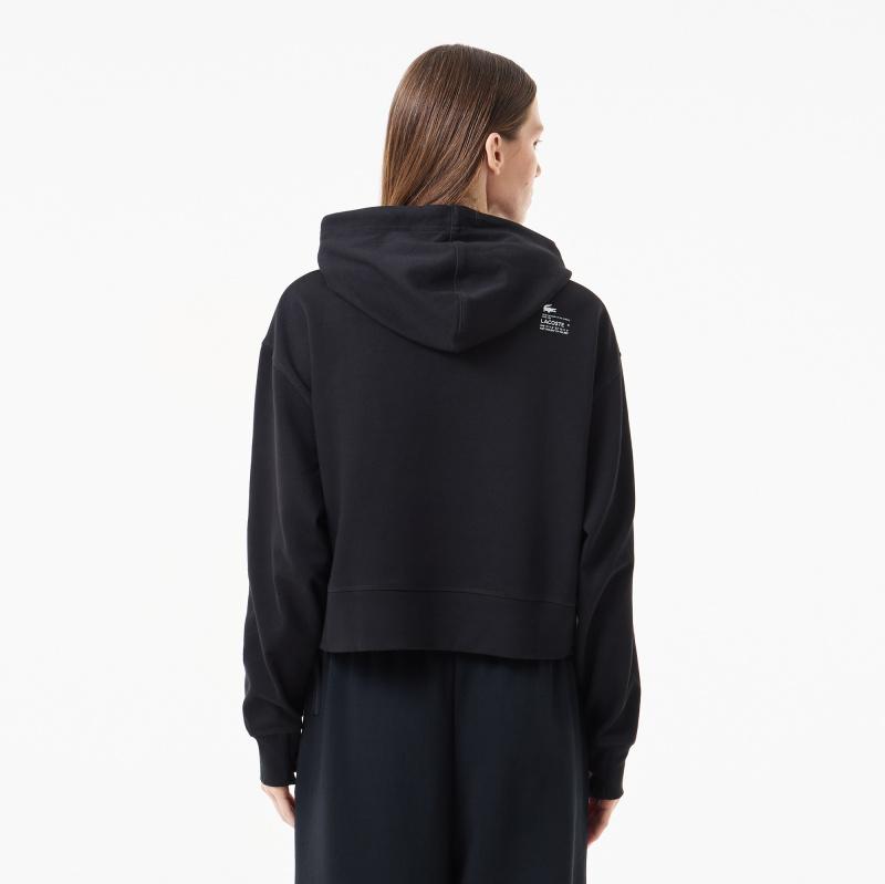Женская толстовка Lacoste свободного кроя с капюшоном