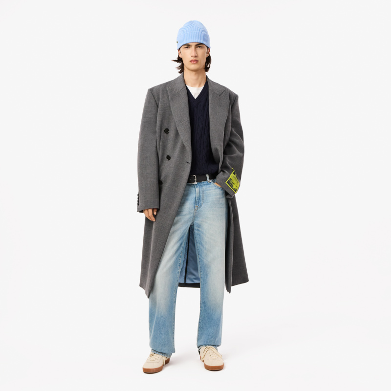 Мужской жилет Lacoste из овечьей шерсти без рукавов